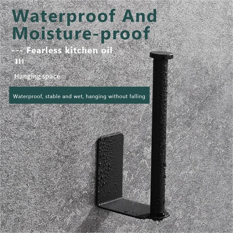 Self-Adhesive Stainless Steel Roll Holder - Image 4