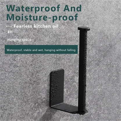 Self-Adhesive Stainless Steel Roll Holder - Image 4