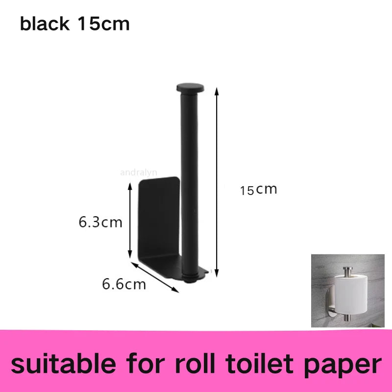 Self-Adhesive Stainless Steel Roll Holder - Image 8