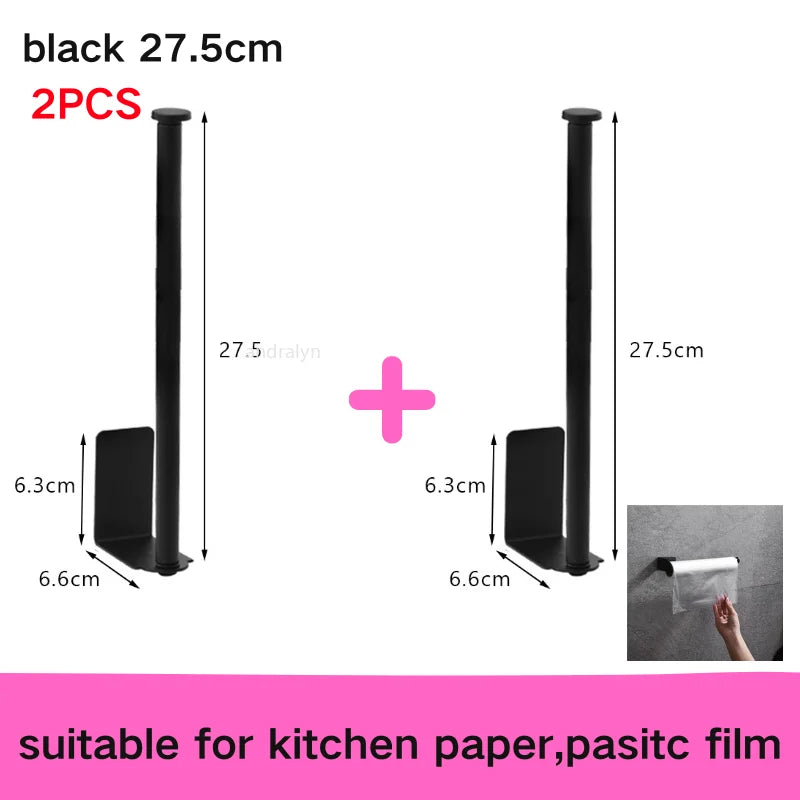 Self-Adhesive Stainless Steel Roll Holder - Image 10