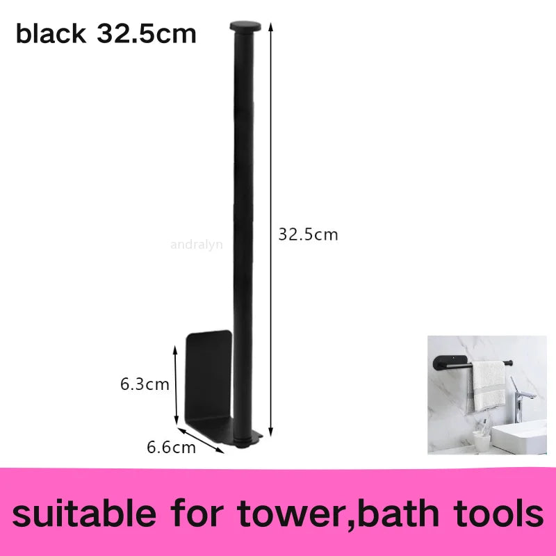 Self-Adhesive Stainless Steel Roll Holder - Image 19