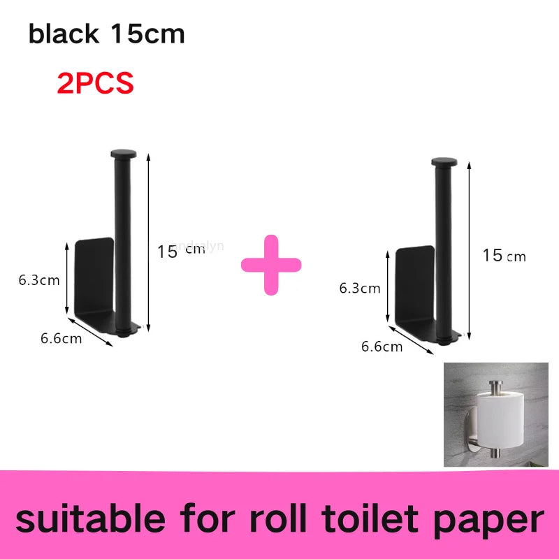 Self-Adhesive Stainless Steel Roll Holder - Image 20