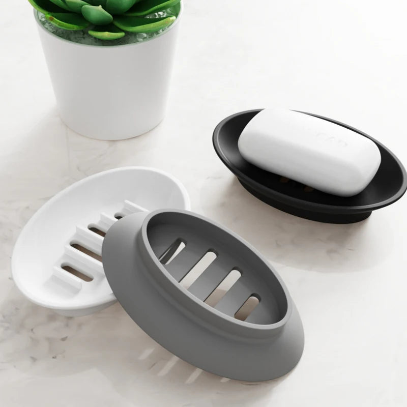 Silicone Draining Soap Dish - Image 1