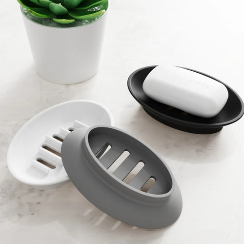 Silicone Draining Soap Dish - Image 1