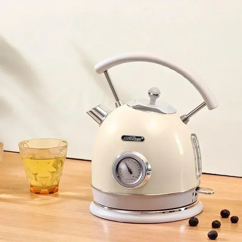 Stainless Steel Kettle with Thermometer - Image 1