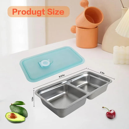 Stainless Steel Snack Container with Lid - Image 3