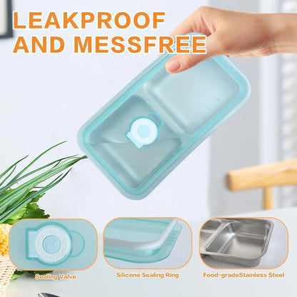 Stainless Steel Snack Container with Lid - Image 4