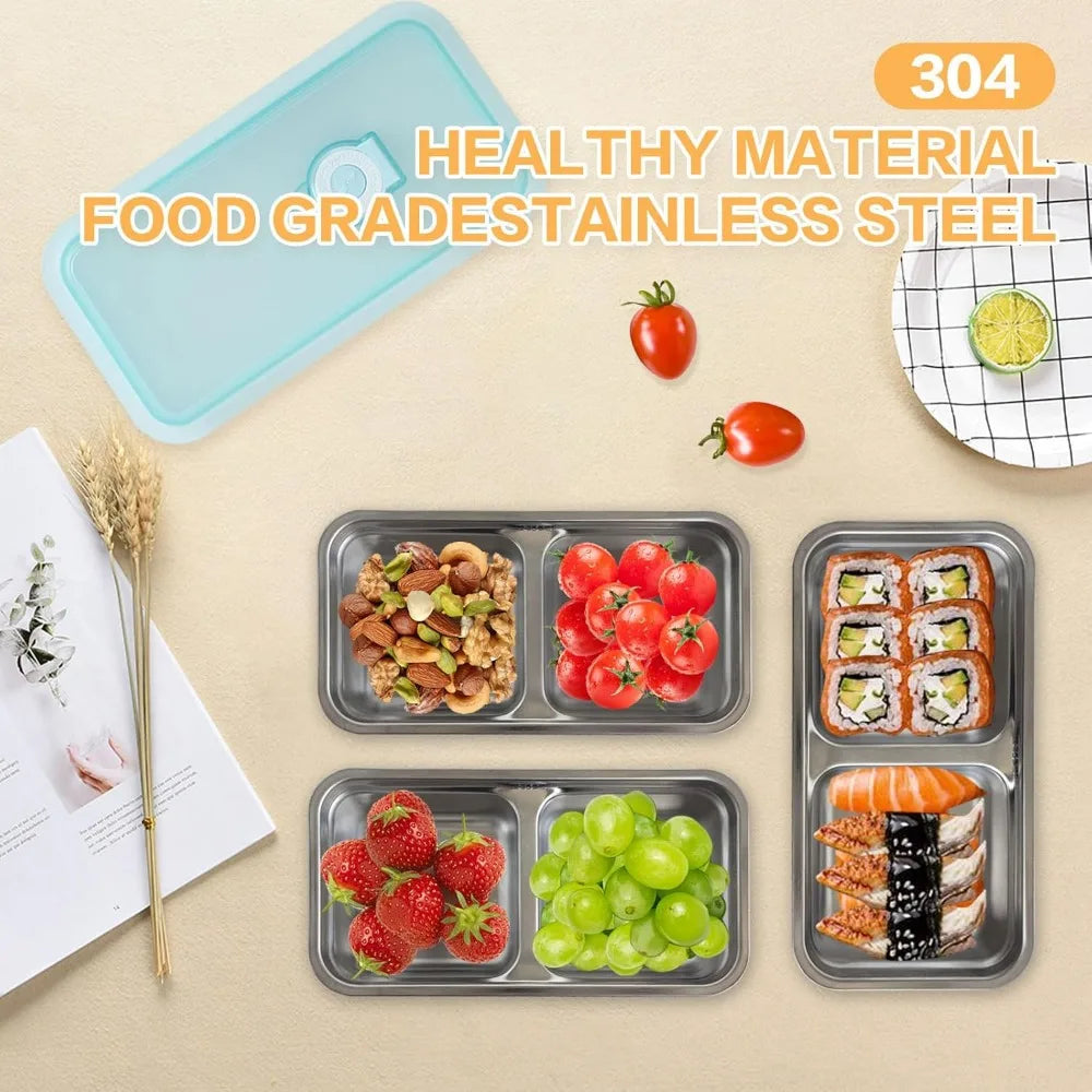 Stainless Steel Snack Container with Lid - Image 6