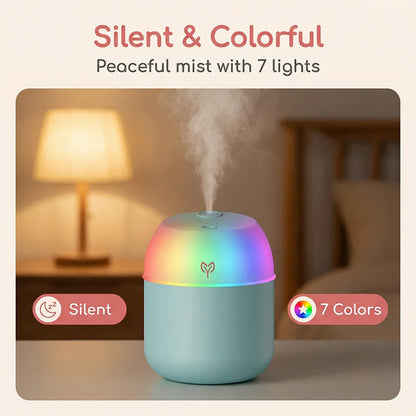 USB Mist Humidifier with Night Light - Image 3
