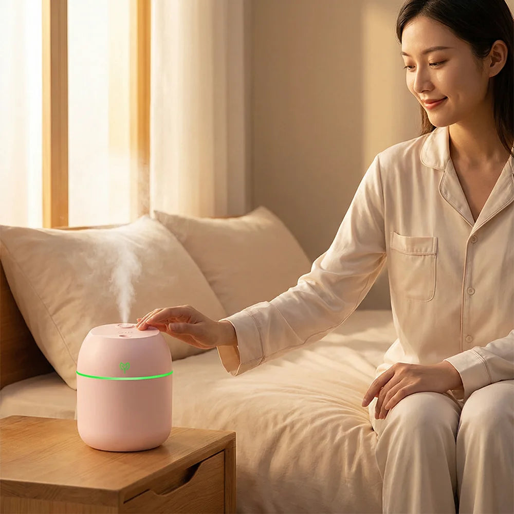 USB Mist Humidifier with Night Light - Image 6