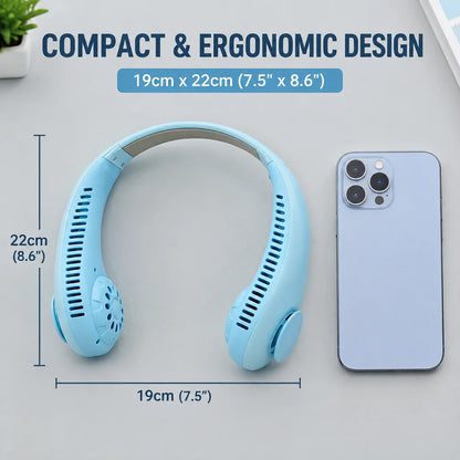 USB-Rechargeable Three-Speed Neck Fan - Image 3
